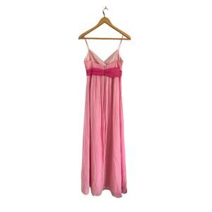 Siri 100% silk Y2K pink prom bridesmaid dress, Sz 8